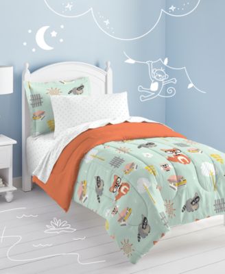 Macy's - Dream Factory Woodland Friends Twin Comforter Set