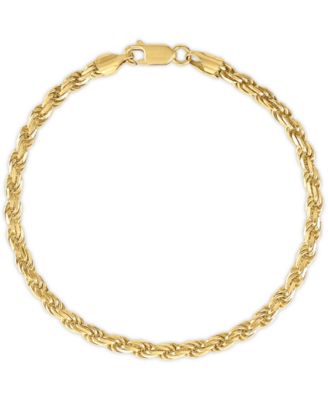 Esquire Men's Jewelry - Rope Link Chain Bracelet