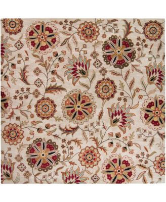 Surya - Athena ATH-5035 Dark Brown 8' Square Area Rug