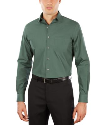 Van Heusen - Men's Fitted Poplin Dress Shirt