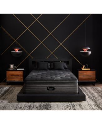 Beautyrest - Black&reg; K-Class 15.75" Firm Pillow Top Mattress Set- Queen
