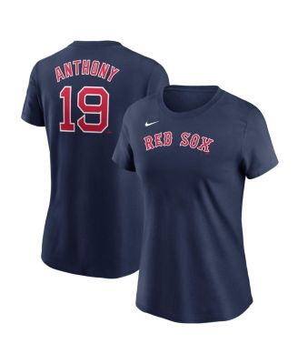 Nike - Women's Roman Anthony Navy Boston Red Sox Fuse Name Number T-Shirt