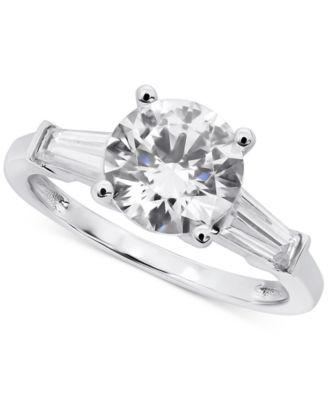 Macy's - Swarovski Zirconia Engagement Ring in 14k White Gold