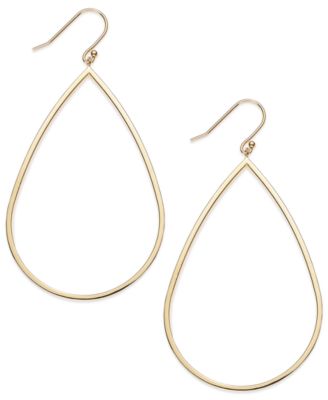 Macy's - 14k Gold Vermeil Earrings, Teardrop Dangle Earrings