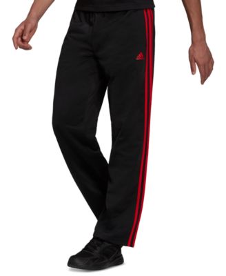 adidas - Men's Primegreen Essentials Warm-Up Open Hem 3-Stripes Track Pants