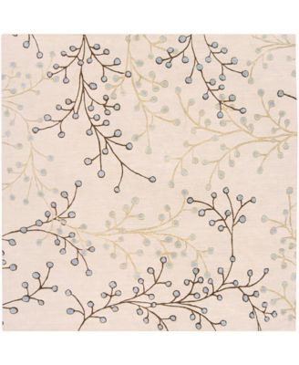 Surya - Athena ATH-5008 Taupe 6' Square Area Rug