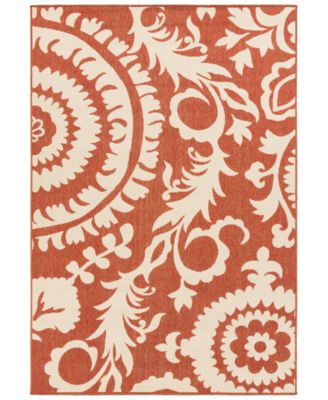 Surya - Alfresco ALF-9612 Black 8'9" Square Area Rug