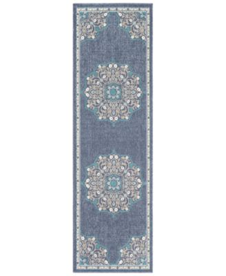 Surya - Alfresco ALF-9678 Charcoal 2'3" x 7'9" Runner Area Rug